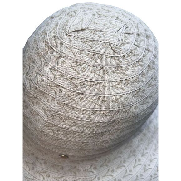 New Betmar New York Cloth Women’s Summer Beach Cover Up Hat Cap - Picture 7 of 9